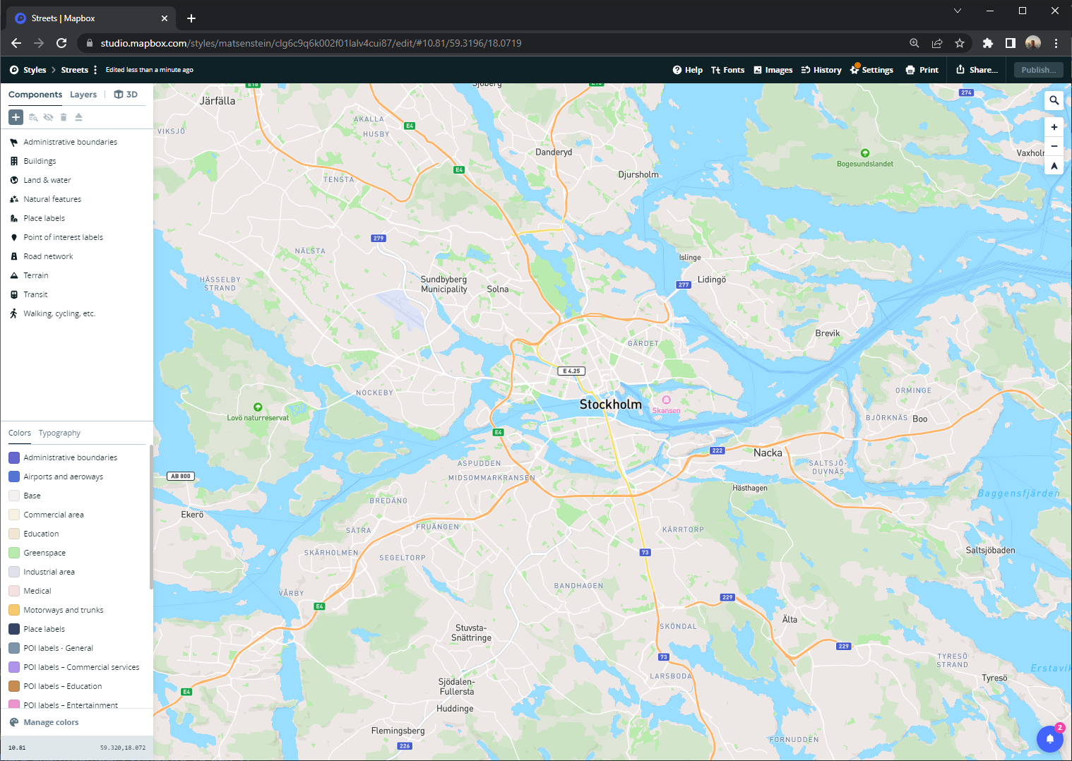 Stockholm map area